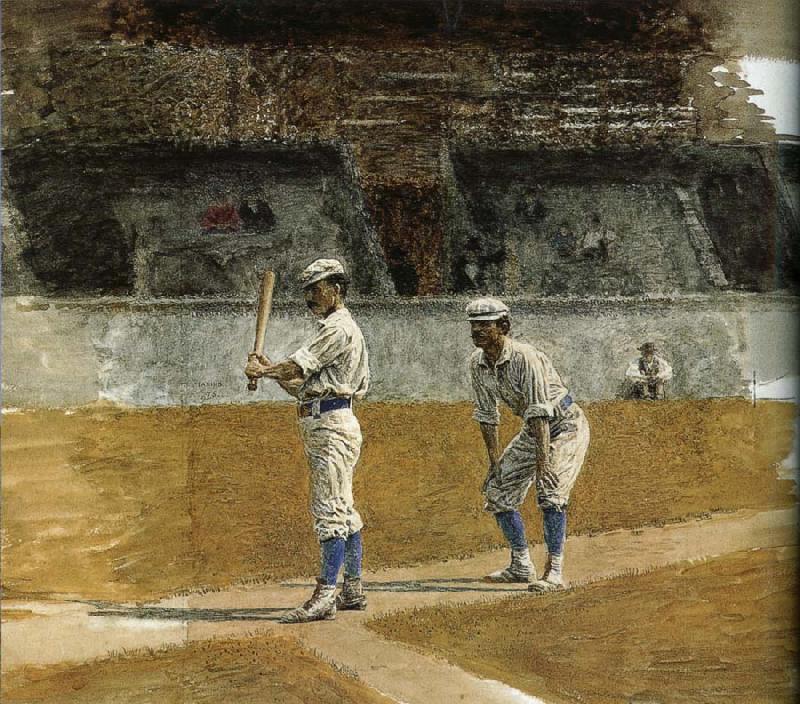 Thomas Eakins The Study of Baseball oil painting image
